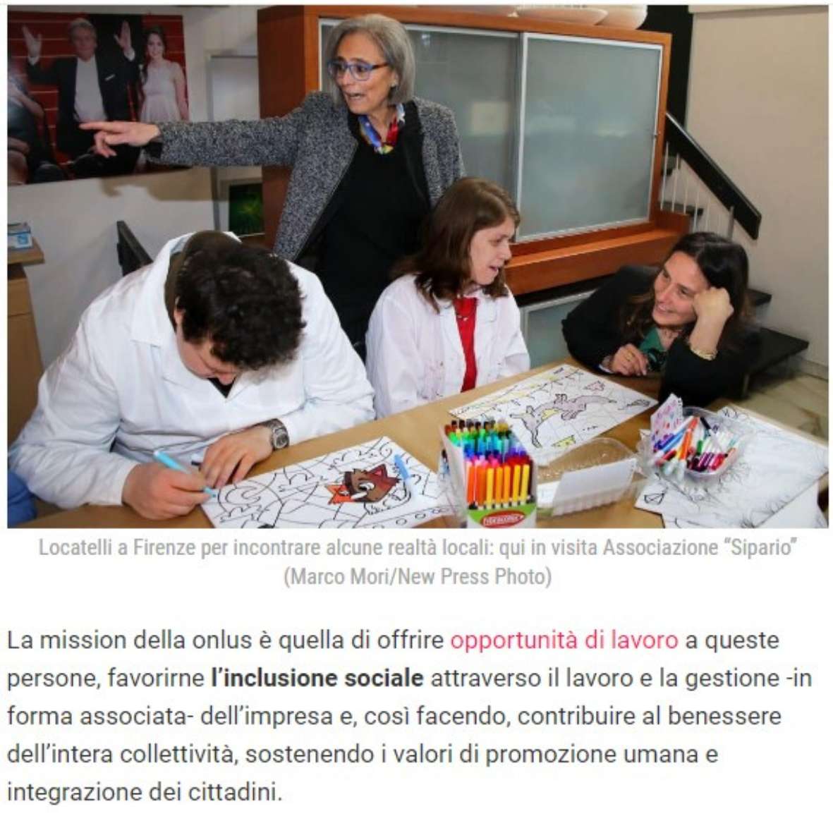 Rassegna Stampa – Visita Ministro Locatelli