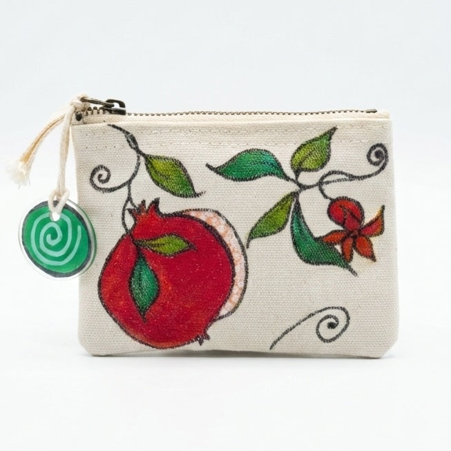 Portamonete decorato a mano Linea Frutta