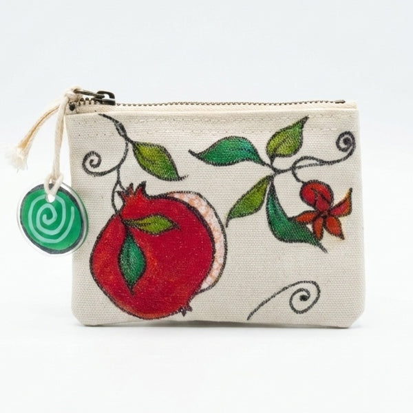 Portamonete decorato a mano Linea Frutta