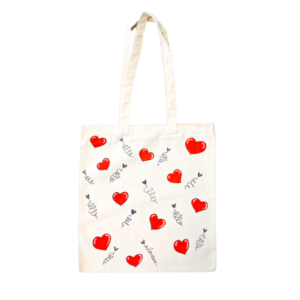 Shopper decorata a mano Linea T.V.B.