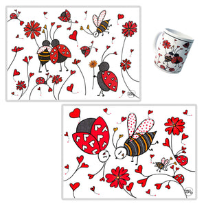 Set Tazza e Tovaglietta Linea T.V.B