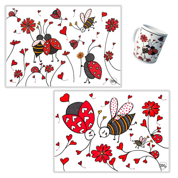 Set Tazza e Tovaglietta Linea T.V.B