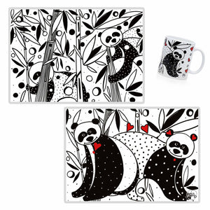 Set Tazza e Tovaglietta Linea T.V.B