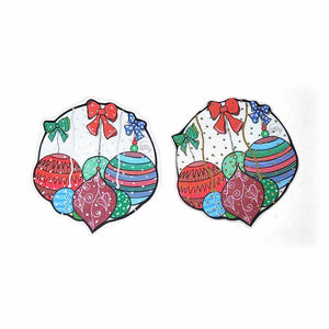 Sottobicchieri sagomati Linea Natale