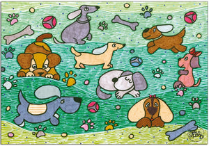 Tovaglietta rettangolare Linea Animali