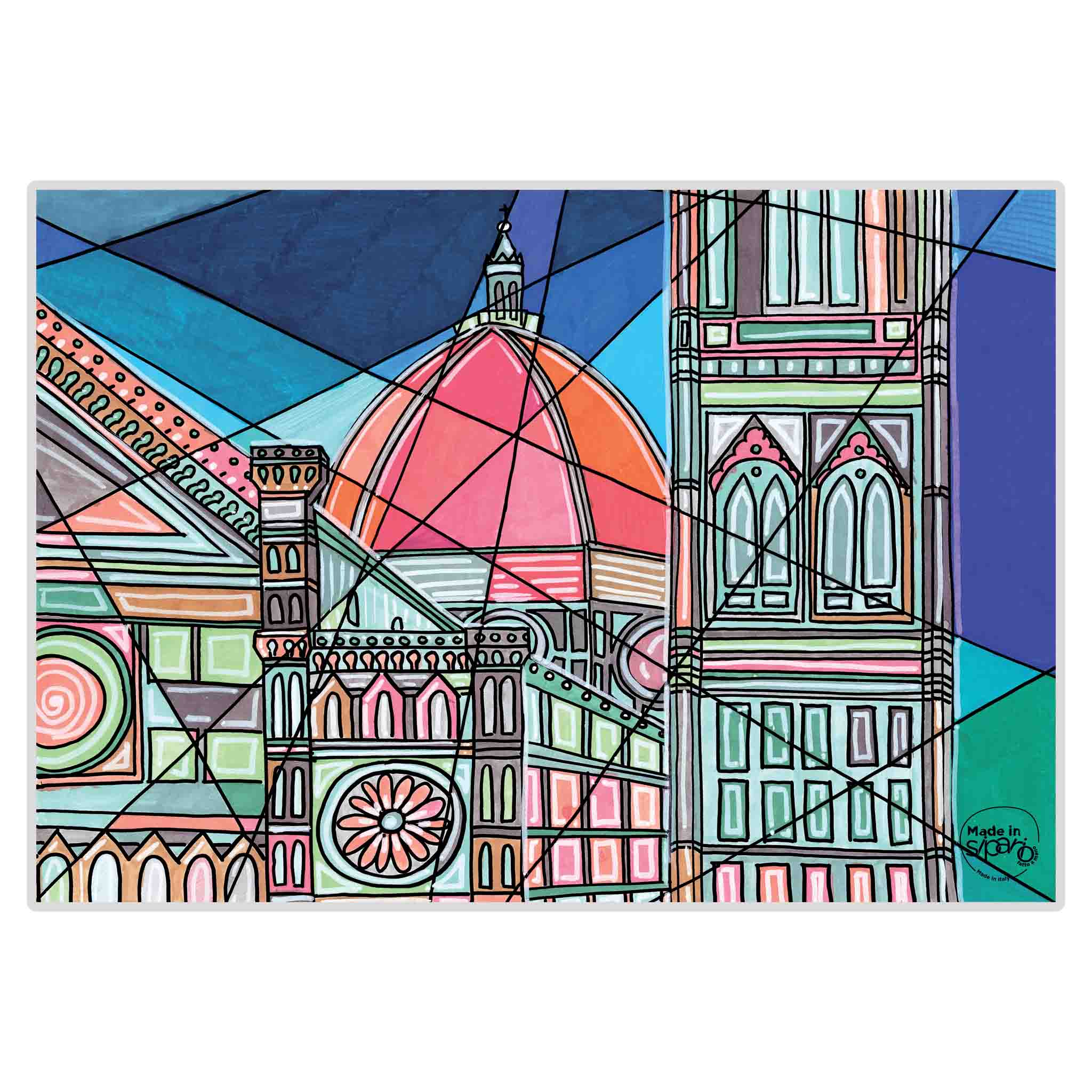 Tovaglietta rettangolare Linea Firenze