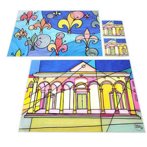 Tovaglietta rettangolare Linea Firenze