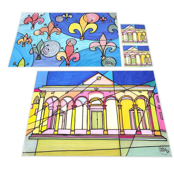 Tovaglietta rettangolare Linea Firenze