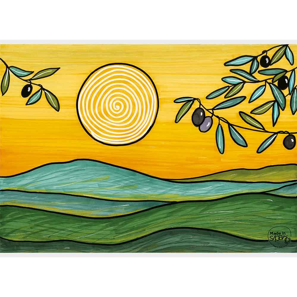 Tovaglietta rettangolare Linea Ulivo