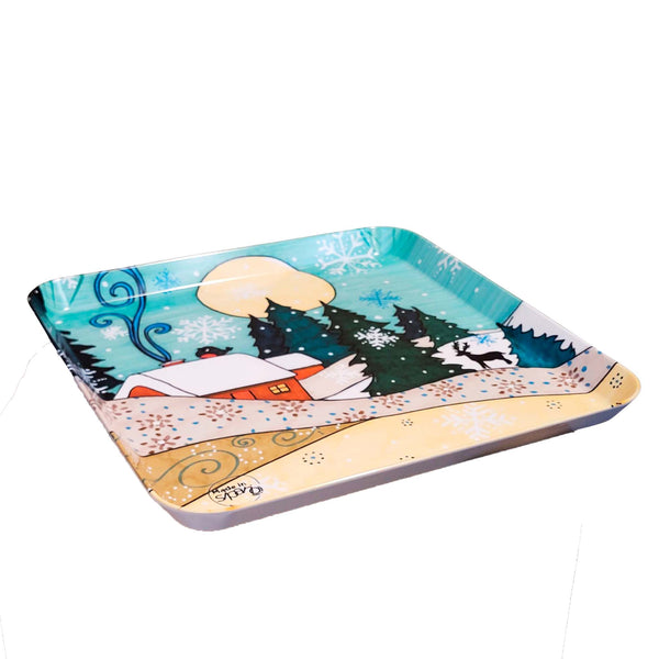 Vassoio Quadrato Linea Natale